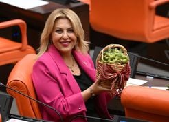 Vekilden fındık sepetiyle TBMM'de üretici isyanı