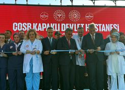 Bakan Memişoğlu ile Bakan Kacır, Tekirdağ'da hastane açılışına katıldı