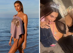 Ünlü model partide sınırları zorladı! Yaptığı hareket şaşırttı