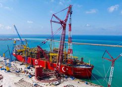 Osman Gazi Platformu'na Alev Kulesi Montajı Tamamlandı