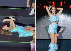 Hadise konserinde yerde dans etti! O anlar çok konuşuldu