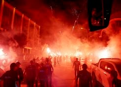 Fenerbahçe kafilesi, Ankara'da coşkuyla karşılandı