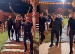 Murat Övüç'ün 4 korumayla sahneye çıktığı görüntü tartışma yarattı