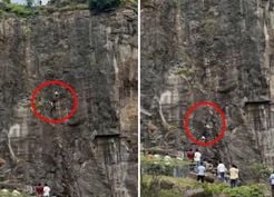 Önce baba ile oğlu, ardından anne uçurumdan düşerek yaşamını yitirdi
