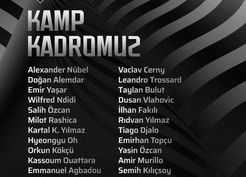 Beşiktaş'ın Alanyaspor Maçı Kamp Kadrosu Açıklandı