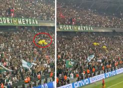 Kocaelispor-Amedspor maçında sarı poşet sallayan 5 şüpheli için gözaltı kararı