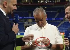 Canlı yayında konuşan İsmail Kartal'a sürpriz hediye
