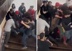 Giydiği tişört nedeniyle tekme tokat dövüldü