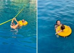 Mutlu aile tablosu! Neslihan Atagül ve Kadir Doğulu'dan tatil pozları