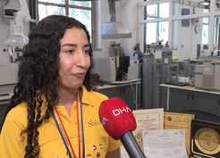 LGS birincisi Bengisu Ece Bakırdere'ye uzayda çifte altın madalya