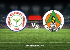 Rizespor Alanyaspor maçı kaç kaç? MAÇ SONUCU! Rizespor Alanyaspor golleri kim attı, canlı maç anlatımı!