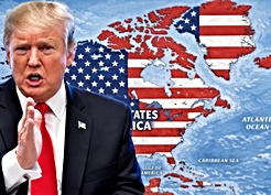 Trump’tan dikkat çeken harita! Kanada, Grönland, Meksika ve Küba, ABD toprağı gibi gösterildi