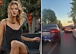 Melisa Döngel'e trafikte silahlı tehdit! Korku dolu anlar kamerada