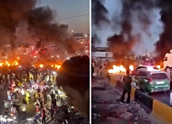 Suriye'de akaryakıt zamlarına karşı protestolar düzenleniyor