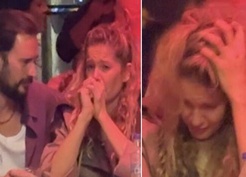 Burcu Biricik önce gözyaşlarına hakim olamadı, ardından dans etti