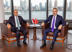 Dışişleri Bakanı Fidan, Mısırlı mevkidaşıyla New York'taki Türkevi'nde görüştü