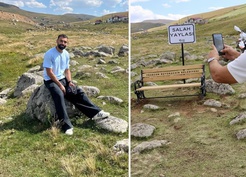 Salah'ın ziyaret ettiği Kurtdere Yaylası'nda bank ve tabelanın çalındığı iddia edildi