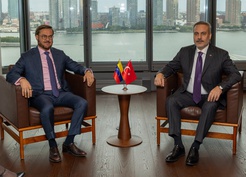 Venezuela Dışişleri Bakanı Gonzales, New York'ta Bakan Fidan ile bir araya geldi