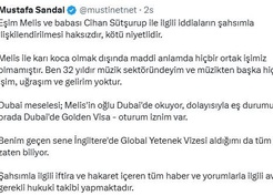 Mustafa Sandal, eşi hakkındaki 11 milyar TL'lik fon iddialarına yanıt verdi
