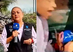 Canlı yayında korku dolu anlar: Haber sunarken canından oluyordu