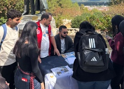 Uluslararası Gençlik Merkezi, üniversite kampüsünde gençlere fırsatları anlattı