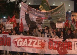 Gazze saldırılarının 3. yılında Ankara'da Filistin için yürüyüş yapıldı