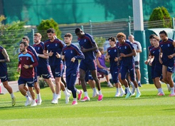 Trabzonspor, UEFA Konferans Ligi'nde KuPS deplasmanı için hazırlıklara devam etti