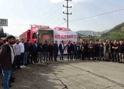 Trabzon'da kömürcüler, Çağlayan depolama alanı kararına basın açıklaması yaptı