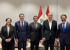 Tuncer Bakırhan, Erbil'deki MERI Forumunda Barzani ve Talabani ile bir araya geldi