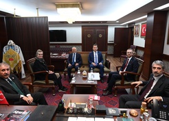 BBP Genel Başkanı Destici, TÜSİAD Başkanı Ozan Diren'i genel merkezde ağırladı