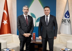 DEVA Partisi Genel Başkanı Babacan ile TÜSİAD Başkanı Diren ekonomiyi değerlendirdi