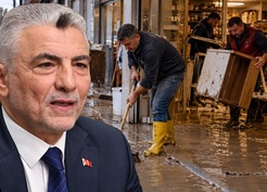 Bakan Bolat İstanbul'da selden etkilenen esnafa 80 milyon TL nakdi destek açıkladı