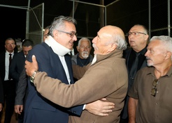 Erhürman ile Hristodulidis, Pile'de lider olarak ilk kez aynı etkinlikte buluştu