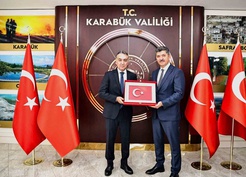 Karabük Valisi Çağatay, KTSO’nun yeni yönetimini tebrik etti