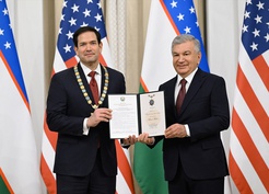 Mirziyoyev, Rubio'yu kabul etti, 12 milyar dolarlık 54 anlaşma imzalandı