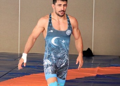 Muş'ta keşfedilen milli güreşçi Ahmet Yılmaz, Astana'da altın madalya hedefliyor
