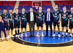 Niğde'de 4. Kamu Spor Oyunları erkekler voleybol turnuvasını Niğde Valiliği kazandı