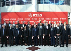 BTSO Başkanı Özer Matlı, yeni dönemde BESOB ve Bursaspor yönetimini ağırladı