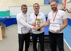 Afyonkarahisar İl Müftülüğü takımı masa tenisinde namağlup şampiyon oldu