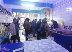 Ahlat'ta soğuk havalar balık satışı ve pişiriminde yoğunluk oluşturdu