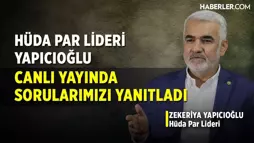 HÜDA PAR Genel Başkanı Zekeriya Yapıcıoğlu Canlı Yayında Sorularımızı Yanıtladı
