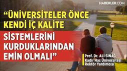 Prof Dr. Ali Sınağ: Akreditasyon Kuruluşlarının Olgunluk Seviyelerini Yakalaması Gerekiyor