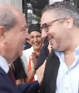 Ziyaret sırasında samimi an