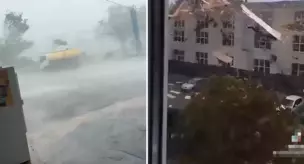 ميليسا إعصار ضرب جنوب غرب جامايكا