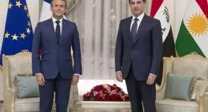 Встреча между Макроном и Барзани по вопросам Сирии