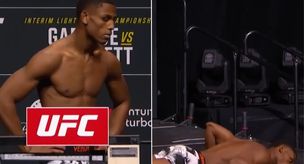 UFC fighter Cameron Smotherman scared everyone, he fainted after stepping off the scale.