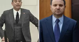 Before the fight in the Parliament, Başarır from the CHP greeted Gürlek.