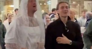 He was winning trophies at the Super League giant, now he is wearing a wedding dress and singing.