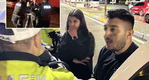 He first begged the police, then cursed and ran away: Those moments on camera