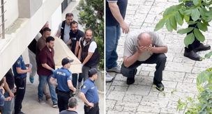 The lifeless bodies of a divorced former couple were found in the garden of a housing complex in Çekmeköy.